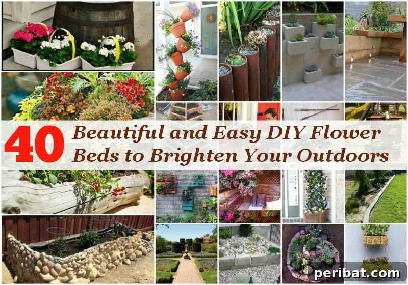 Stunning & Simple DIY Flower Bed Projects for Outdoor Appeal 2 Inspiring DIY Flower Beds for Every Space