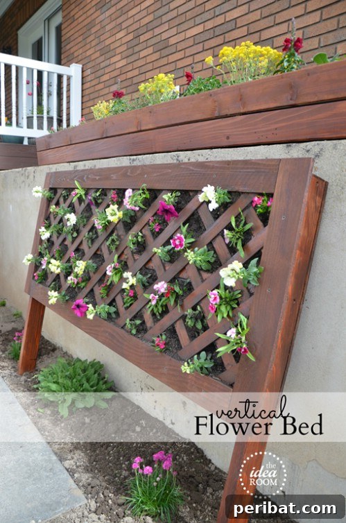 Stunning & Simple DIY Flower Bed Projects for Outdoor Appeal 5 Vertical Flower Beds decorating a fence