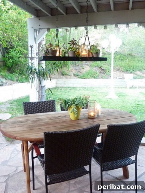 Stunning & Simple DIY Flower Bed Projects for Outdoor Appeal 9 Hanging Flower Bed, a DIY succulent chandelier