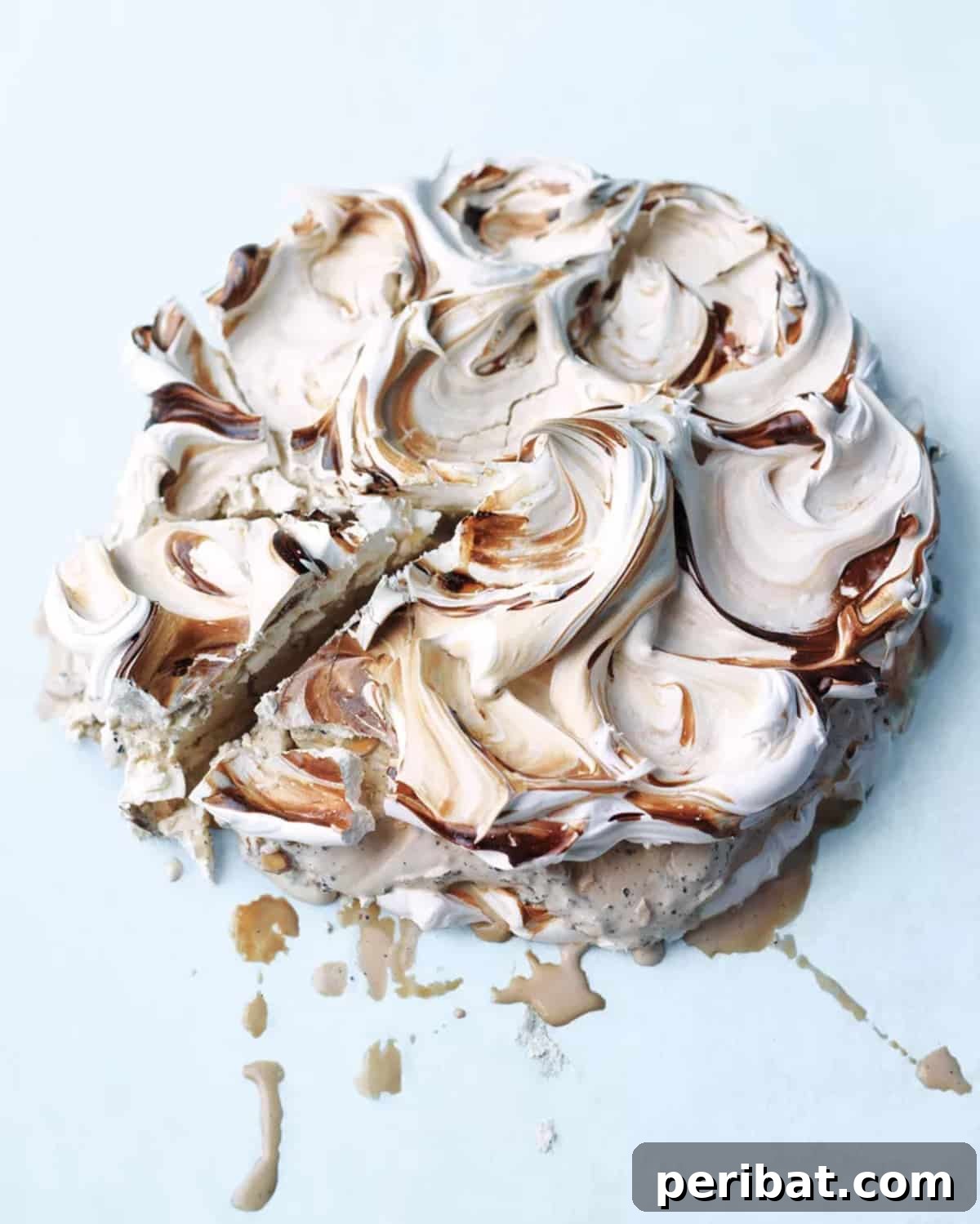5 Delicious Mother's Day Treats to Delight Mom 3 Elegant Coffee Meringue Ice Cream Cake for Mother's Day