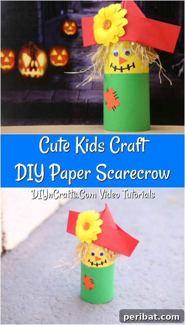 paper scarecrow pinterest