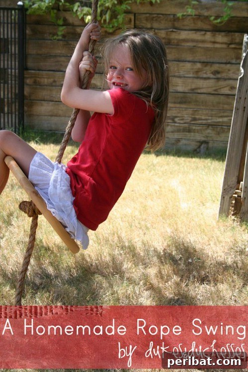 70 Genius Summer Backyard DIYs to Elevate Your Outdoor Space 27 Make an Old Fashioned Rope Swing