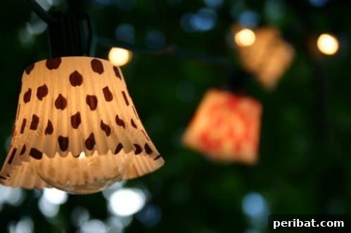 70 Genius Summer Backyard DIYs to Elevate Your Outdoor Space 4 Put Up Cupcake Lights
