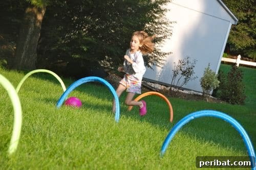 70 Genius Summer Backyard DIYs to Elevate Your Outdoor Space 45 Make a Noodle Croquet Set