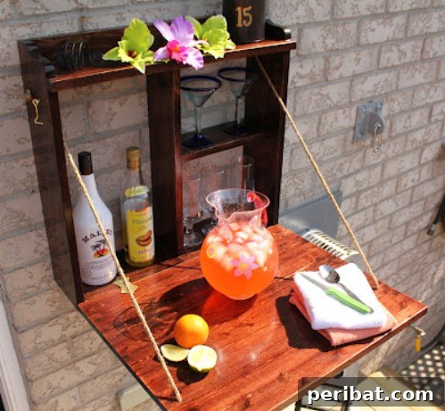 70 Genius Summer Backyard DIYs to Elevate Your Outdoor Space 49 Build a Backyard Bar