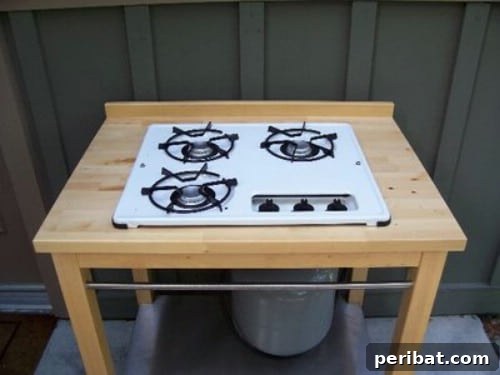 70 Genius Summer Backyard DIYs to Elevate Your Outdoor Space 50 Make a Stove for an Outdoor Kitchen