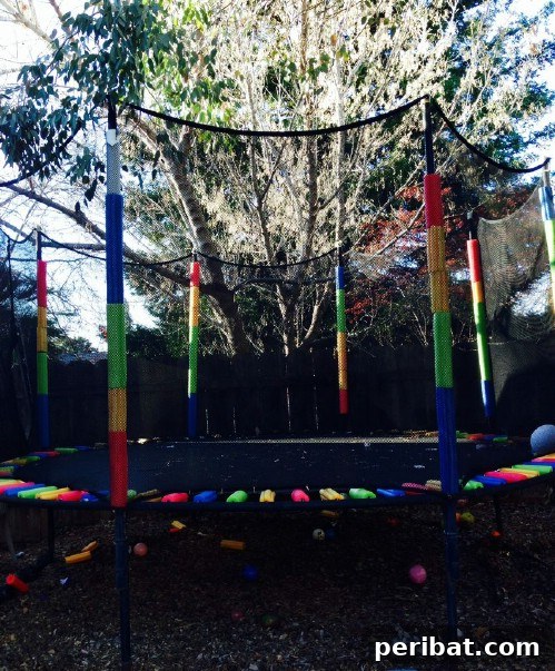 70 Genius Summer Backyard DIYs to Elevate Your Outdoor Space 6 Make A Rainbow Trampoline