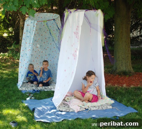 70 Genius Summer Backyard DIYs to Elevate Your Outdoor Space 51 Make the Kids a Hula Hoop Hideout