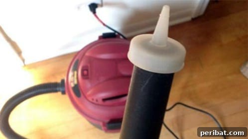 25 Genius Cleaning Shortcuts for a Sparkling Home 24 DIY Vacuum Nozzle from Ketchup Bottle Lid