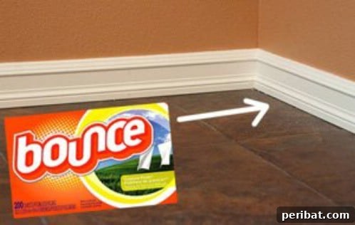 25 Genius Cleaning Shortcuts for a Sparkling Home 27 Keep Baseboards Clean with Dryer Sheets