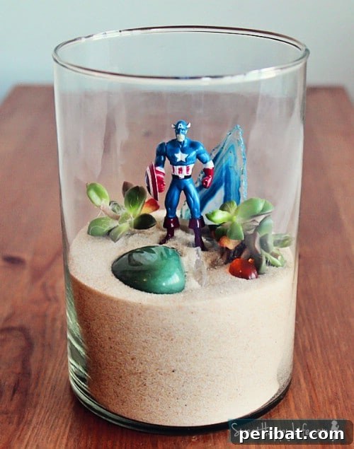 Superhero Terrarium