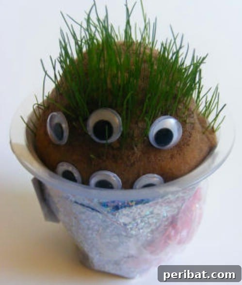 Grass Head Monster