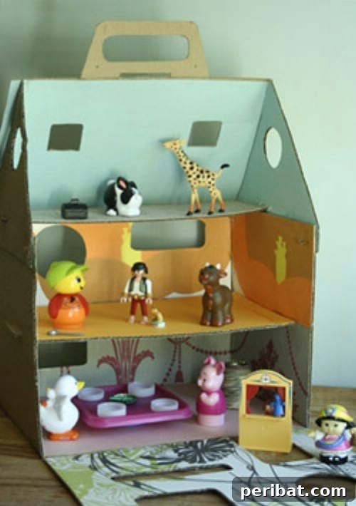 Cardboard Doll House