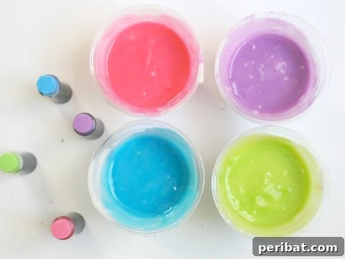 Homemade Edible Finger Paint
