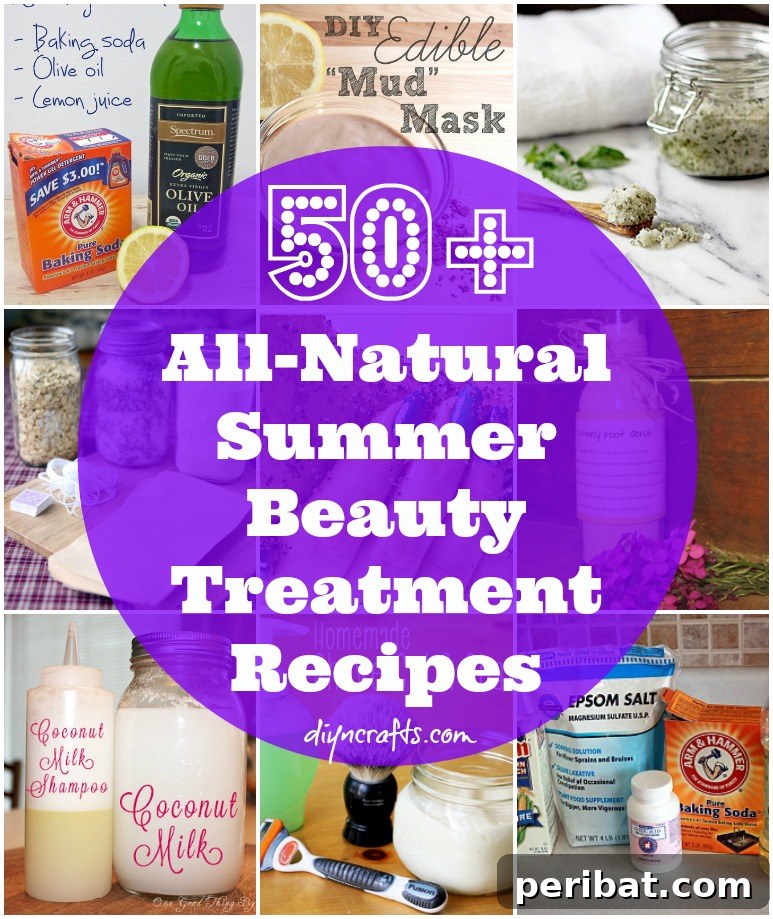 50 Natural Summer Glow Elixirs 2 Natural Summer Beauty Treatments