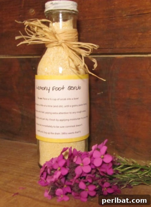 50 Natural Summer Glow Elixirs 52 Oatmeal Foot Scrub