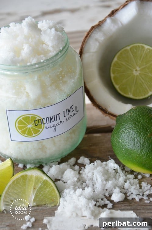 50 Natural Summer Glow Elixirs 32 Coconut Lime Sugar Scrub