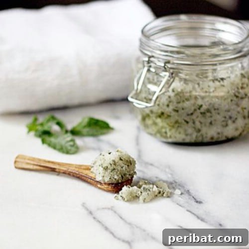50 Natural Summer Glow Elixirs 35 Mint Coconut Body Scrub