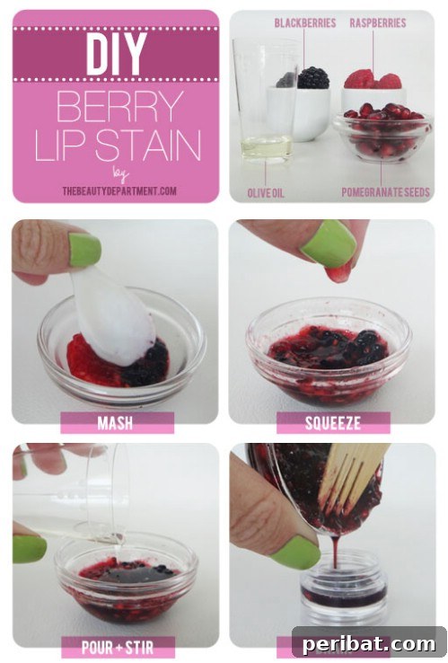 50 Natural Summer Glow Elixirs 46 DIY Summer Lip Stain