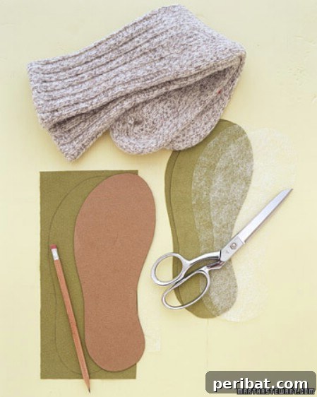 50 Handmade Father's Day Gifts That Show You Care 19 No-Sew Slipper Socks