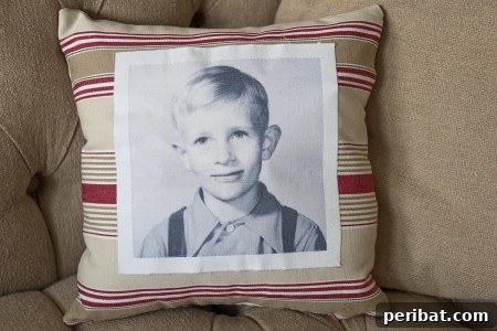50 Handmade Father's Day Gifts That Show You Care 33 Vintage Photo Pillow