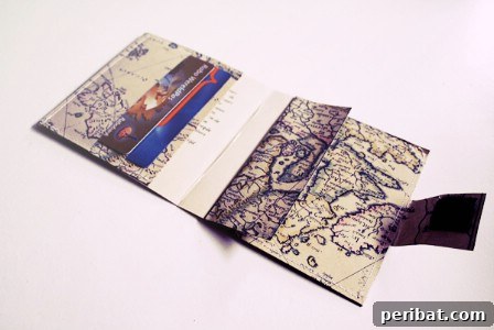 50 Handmade Father's Day Gifts That Show You Care 45 Map Wallet