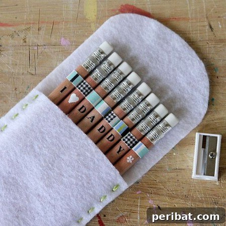 50 Handmade Father's Day Gifts That Show You Care 54 Personalized Pencils