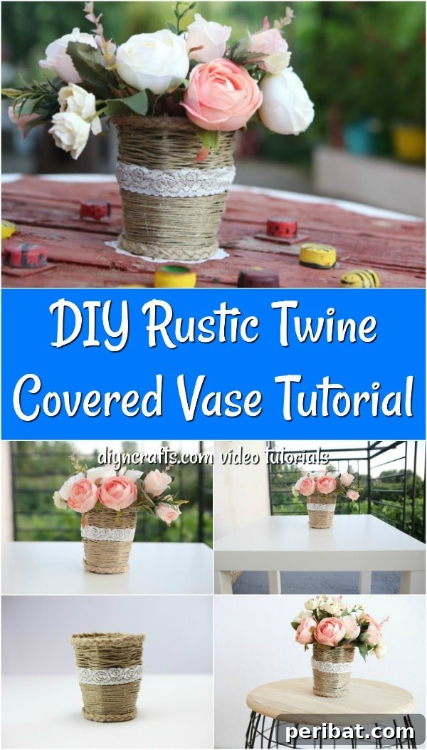 Decorative Rustic Woven Basket Tutorial