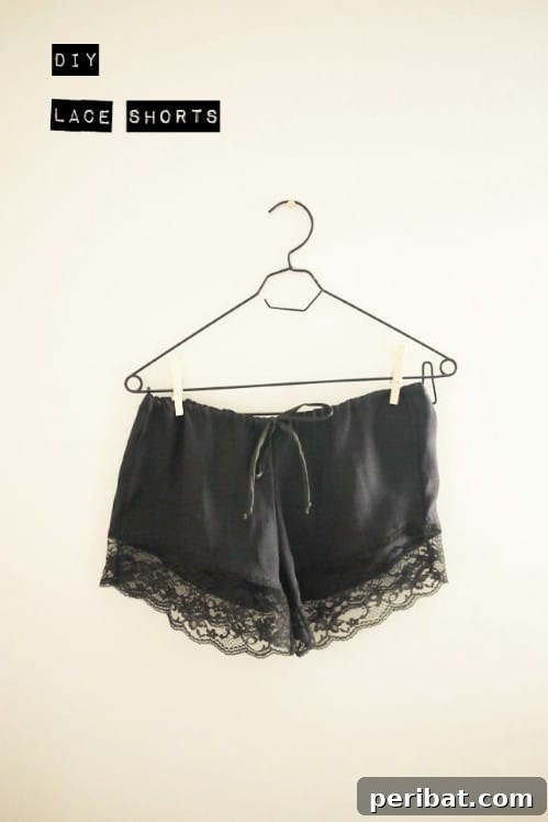 40 Smart & Easy DIY Shorts for Summer 17 DIY silk and lace shorts for a super sexy and elegant look