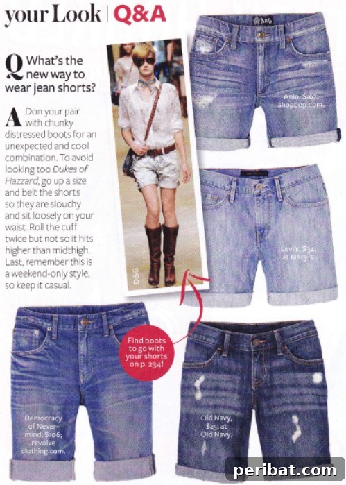 40 Smart & Easy DIY Shorts for Summer 25 DIY cuffed denim cut-off shorts for a neat and polished look