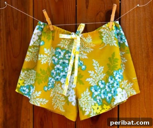 40 Smart & Easy DIY Shorts for Summer 37 Easy DIY cute sleep shorts made from comfortable fabric