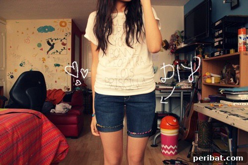 40 Smart & Easy DIY Shorts for Summer 42 DIY embroidery thread embellished denim shorts for a unique handcrafted look