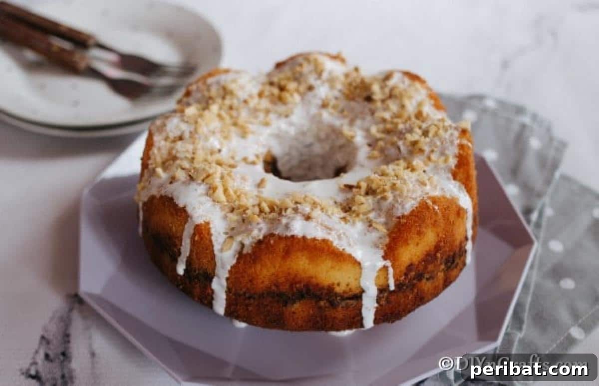 Sweet Surprise Sock It To Me Cake 7 A sock it to me cake on a serving platter