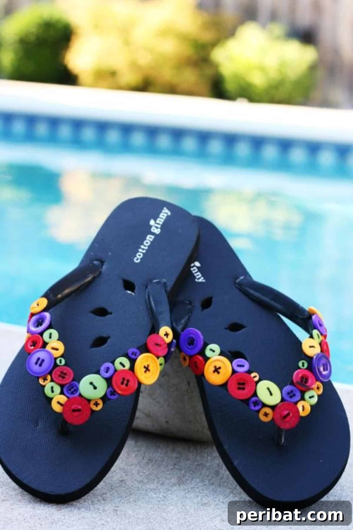 Buttoned Down Flip-Flops