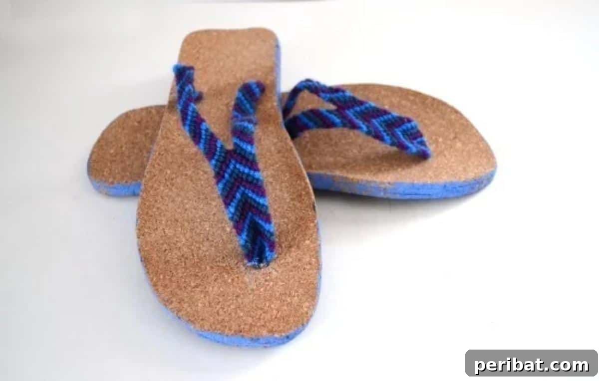 Friendship Bracelet Flip-Flops
