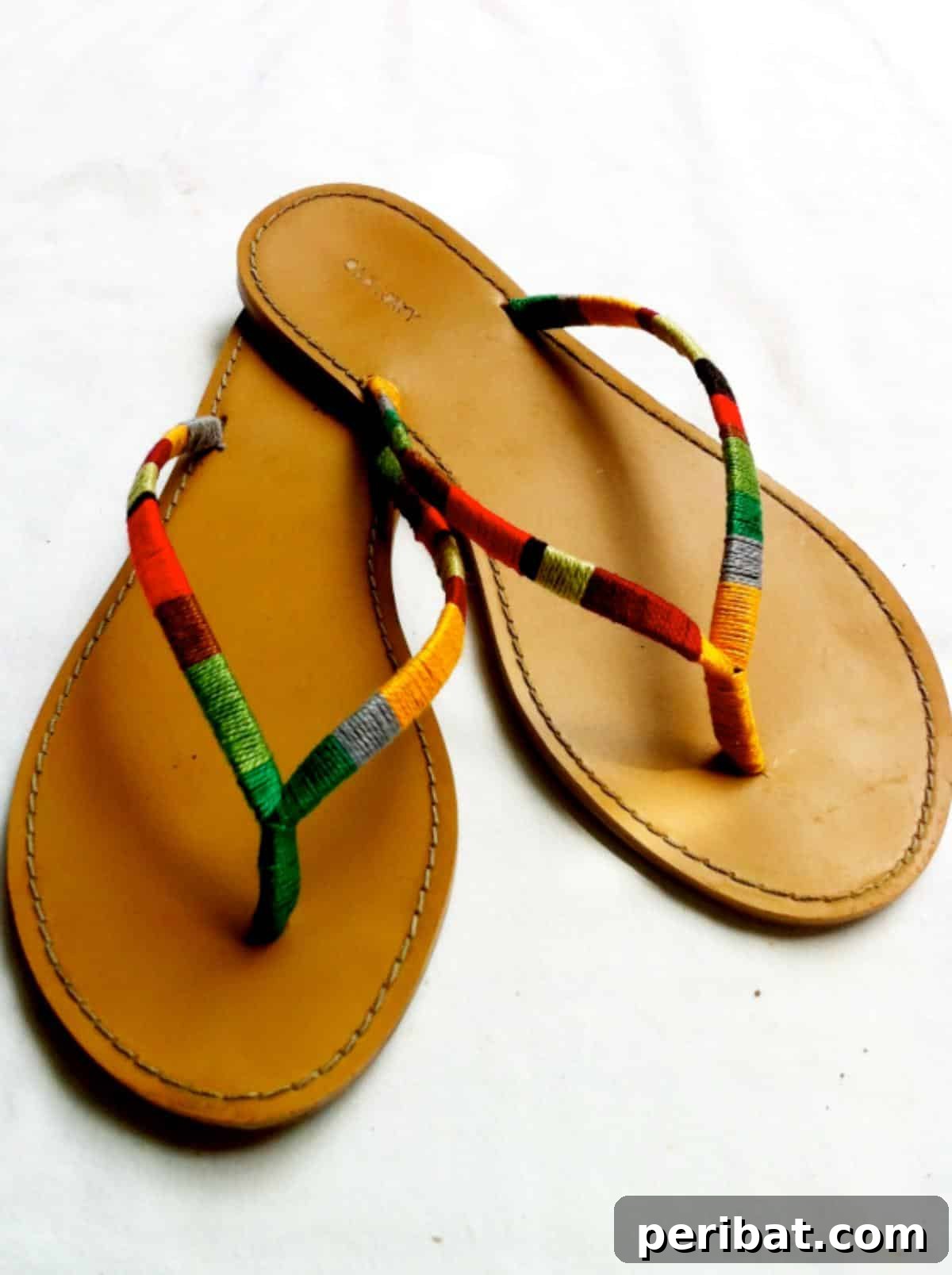 Embroidered Sandals