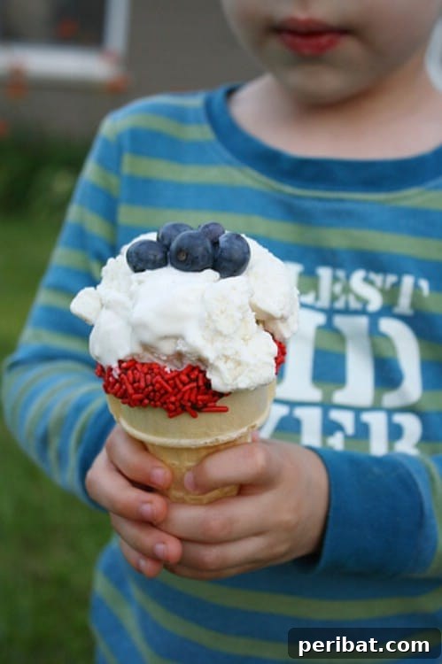 Savoring Freedom Delectable Fourth of July Desserts 12 Patriotic Ice Cream Cones