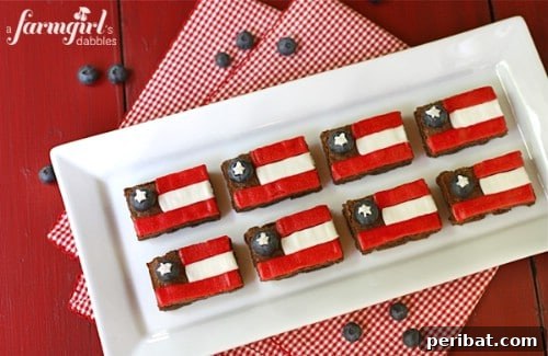 Savoring Freedom Delectable Fourth of July Desserts 19 Fudgy Patriotic Brownies