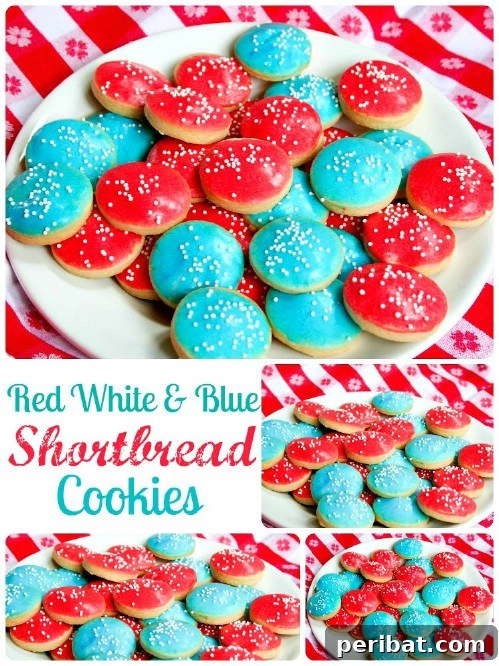 Savoring Freedom Delectable Fourth of July Desserts 3 Patriotic Shortbread Cookies with Almond Glaze
