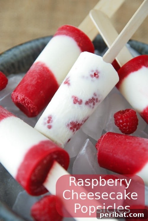Savoring Freedom Delectable Fourth of July Desserts 4 Raspberry Cheesecake Popsicles
