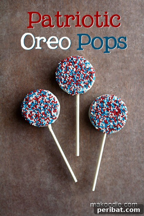 Savoring Freedom Delectable Fourth of July Desserts 36 Patriotic Oreo Pops