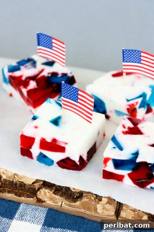 Savoring Freedom Delectable Fourth of July Desserts 5 Patriotic Stained Glass Jell-O