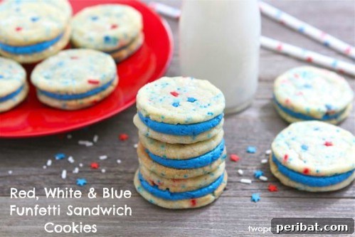 Savoring Freedom Delectable Fourth of July Desserts 7 Red White and Blue Funfetti Cookies