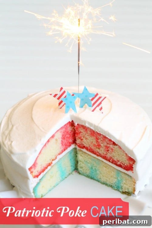 Savoring Freedom Delectable Fourth of July Desserts 9 Patriotic Poke Cake
