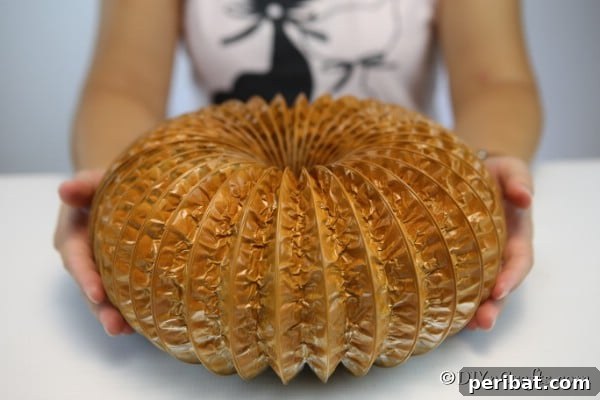 Easy DIY Dryer Vent Pumpkins Video Tutorial Included 15 Sprayed dryer vent pumpkin decor craft