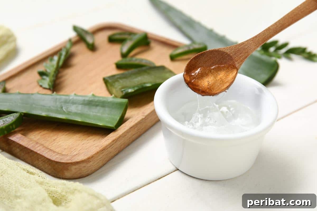 Sunburn Savior: 5 Natural Remedies for Instant Pain Relief and Peel-Free Skin 3 Fresh Aloe Vera Gel for Sunburn Relief