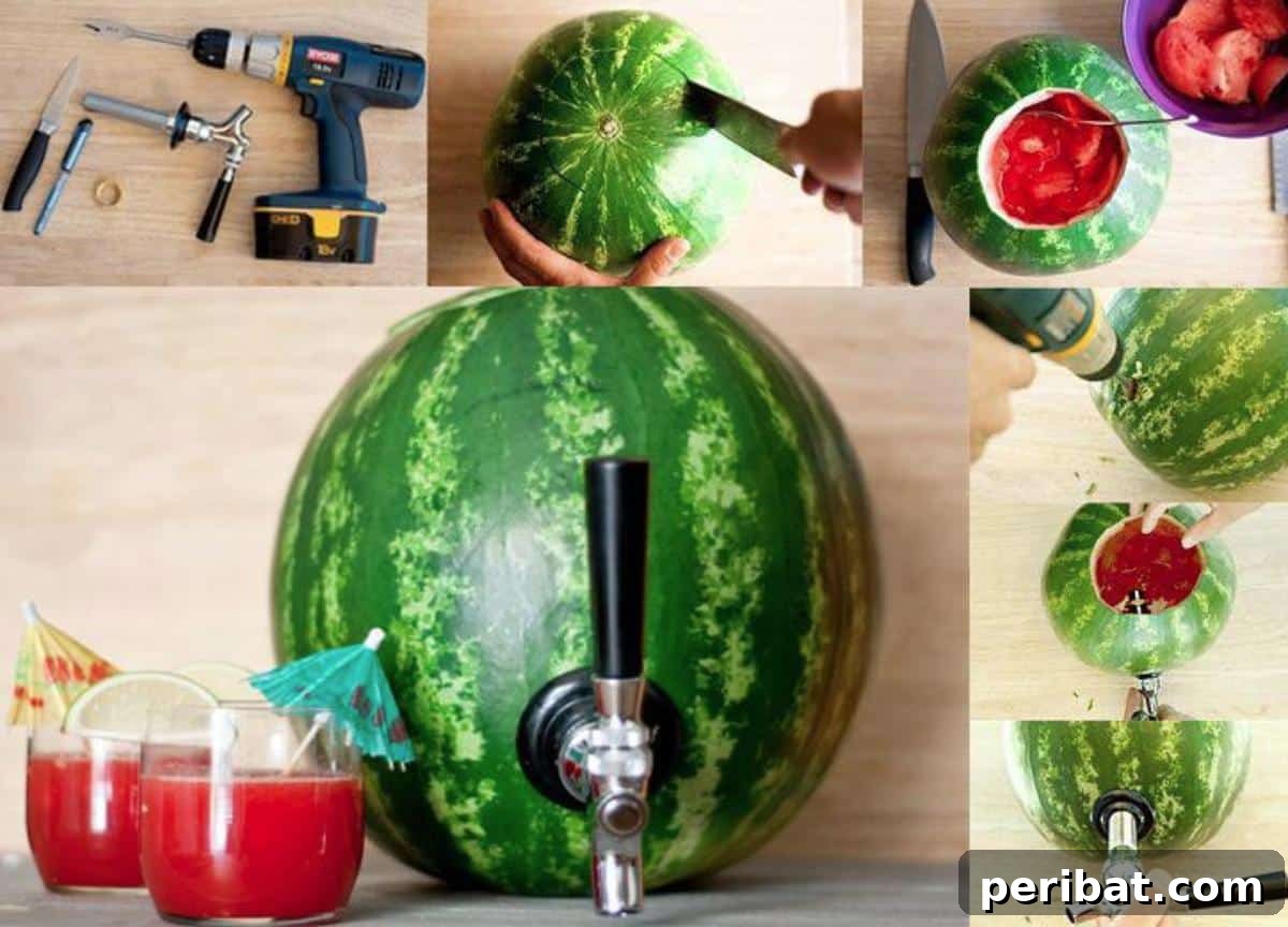 40 Ultimate Summer Sips to Beat the Heat 6 Watermelon Drink Dispenser