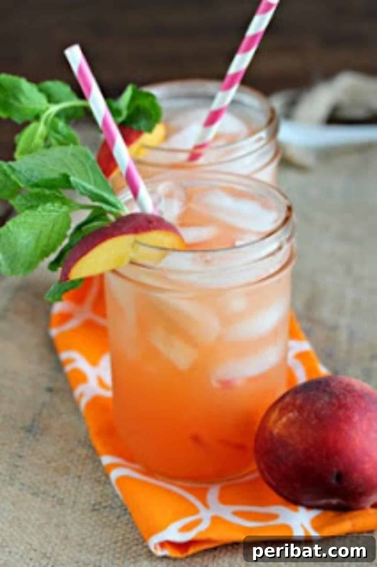 40 Ultimate Summer Sips to Beat the Heat 8 Peach Lemonade