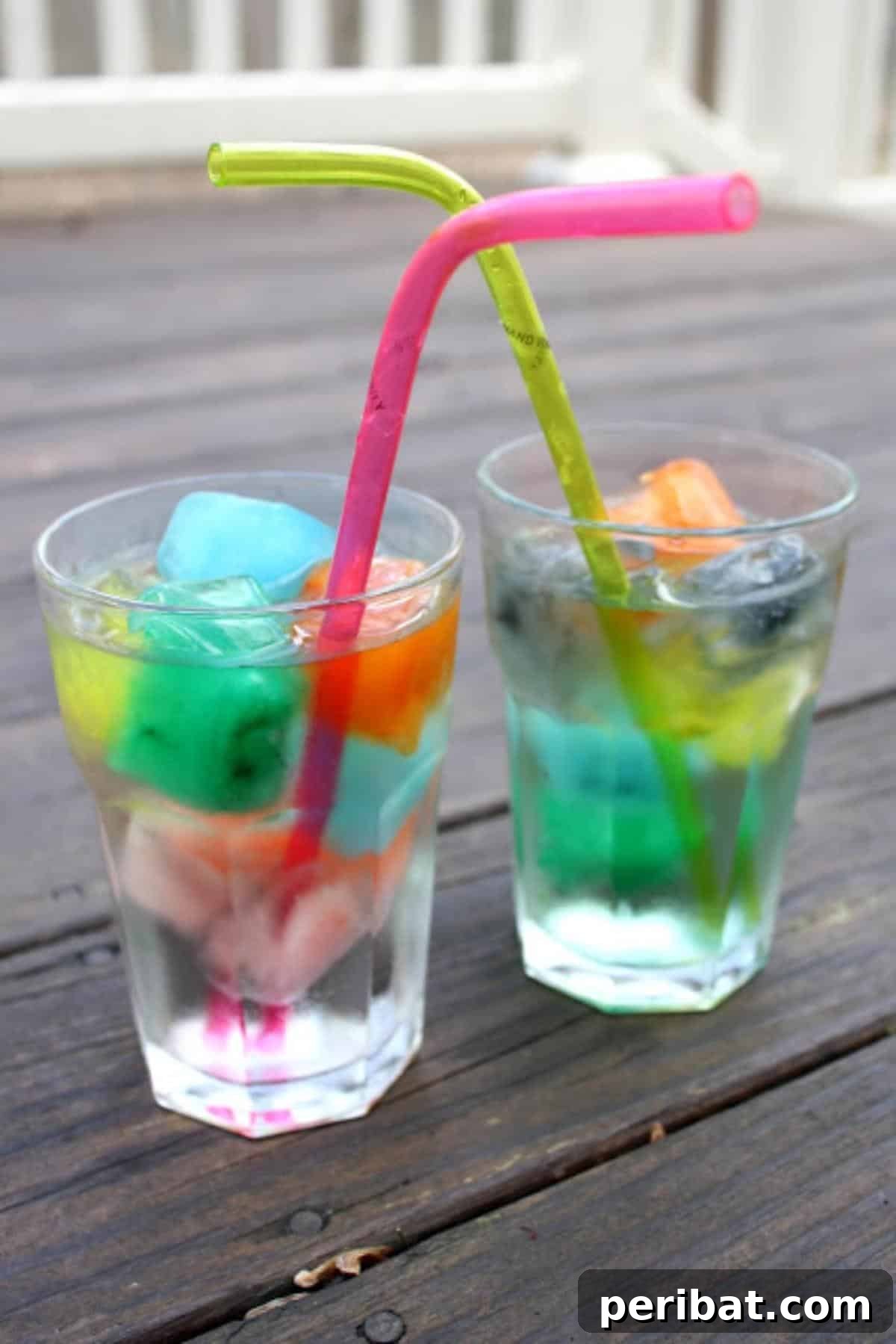 40 Ultimate Summer Sips to Beat the Heat 9 Sprite with Rainbow Ice Cubes