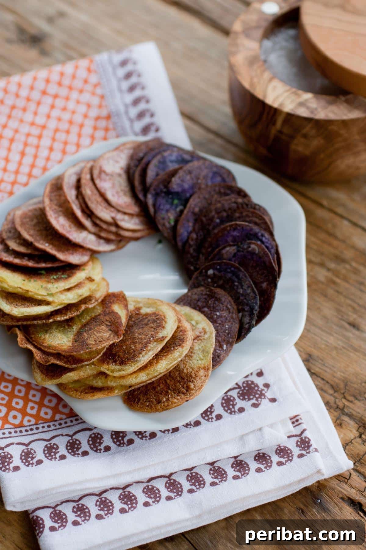 30 Must-Have Sides for Your July 4th Celebration 24 ed, White, and Blue Baked Potato Chips